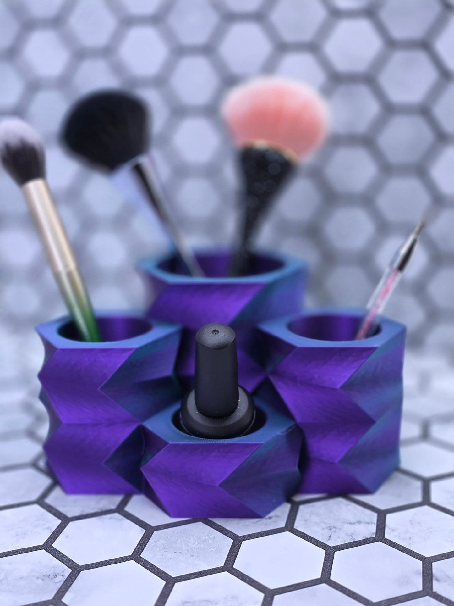 Chaotic Cluster Cups - Tanzanite